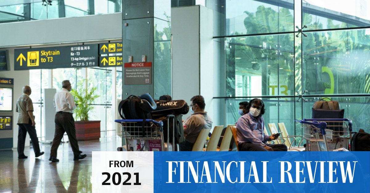 International travel Australia Singapore to open vaccinated travel lanes